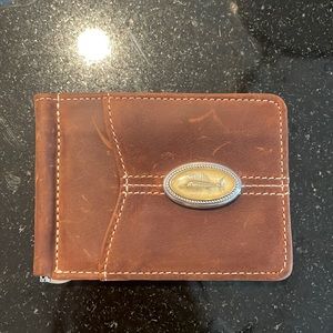 Men’s Brighton Suede wallet - never used